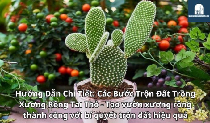 Hướng Dẫn Chi Tiết: Các Bước Trộn Đất Trồng Xương Rồng Tai Thỏ - Tạo vườn xương rồng thành công với bí quyết trộn đất hiệu quả